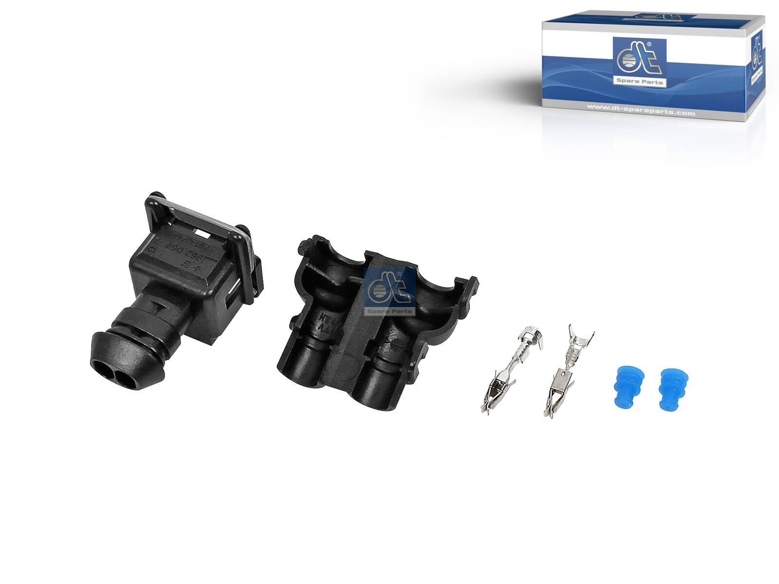 DT Spare Parts 6.97025 Repair kit, plug, 2 poles