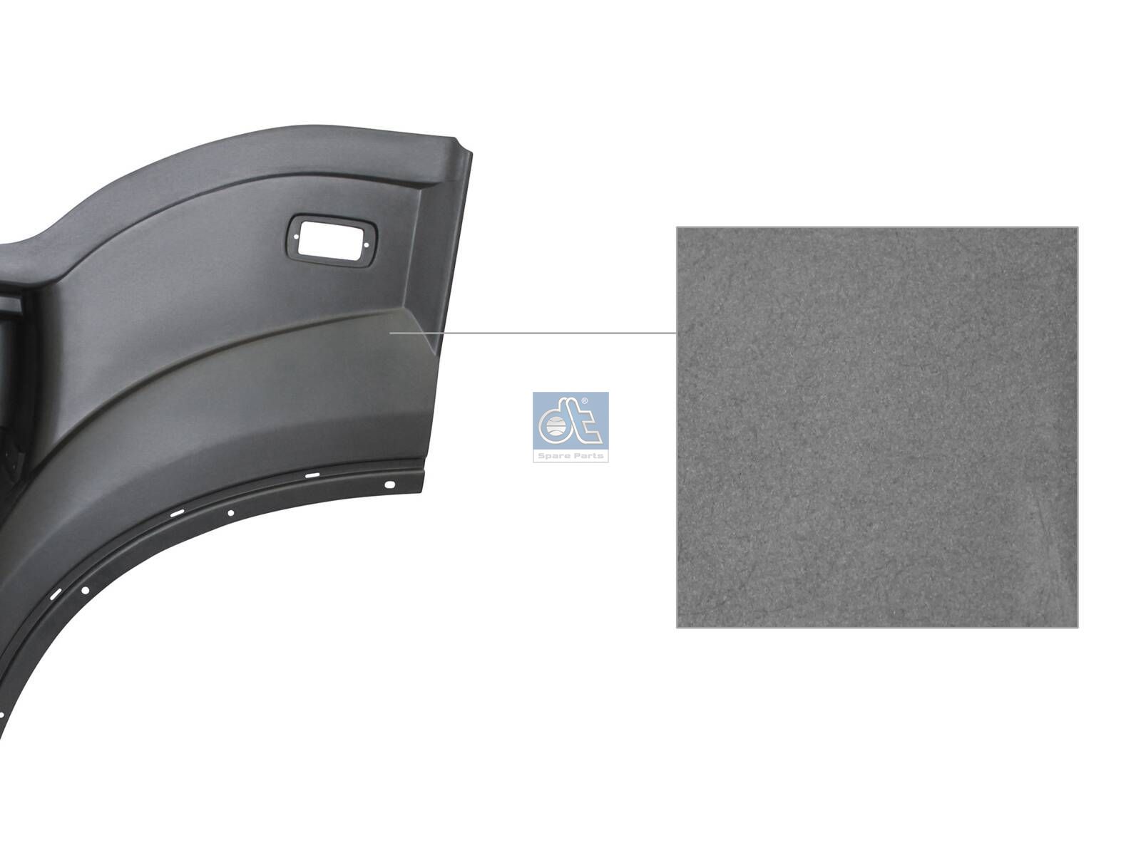 DT Spare Parts 7.00015 Step well case, left