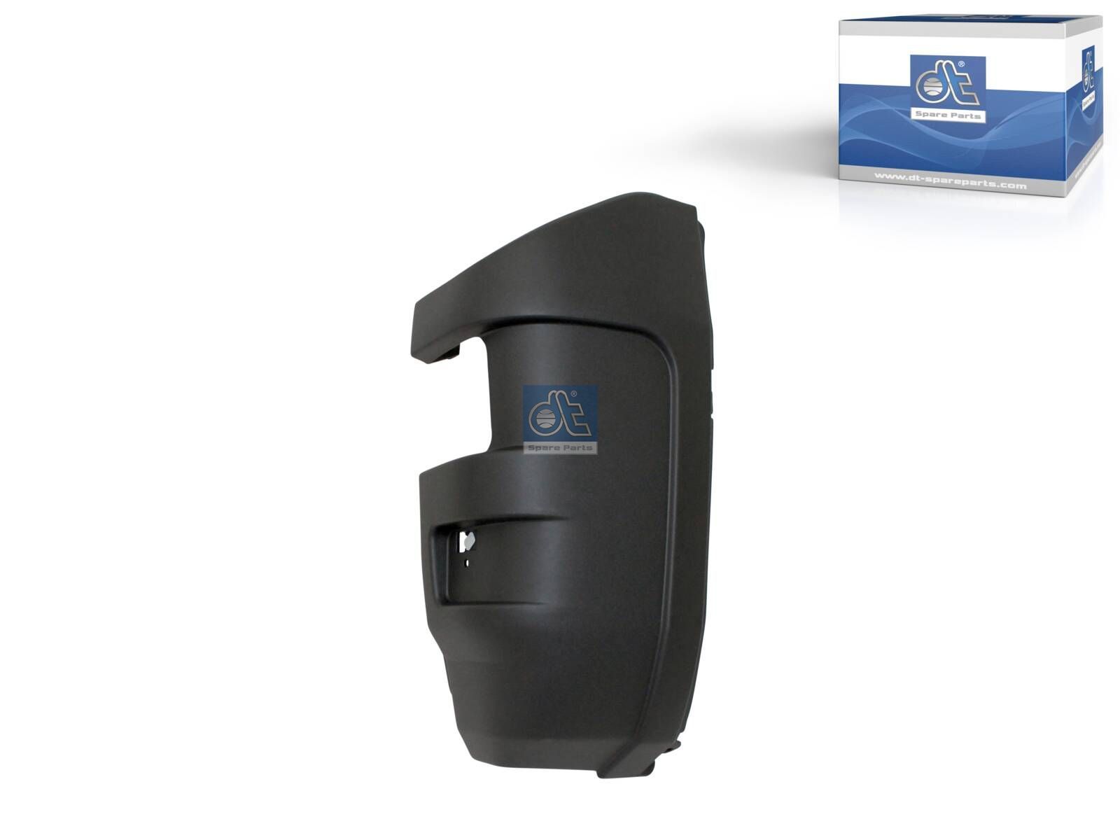 DT Spare Parts 7.00127 Bumper corner, rear, right, black