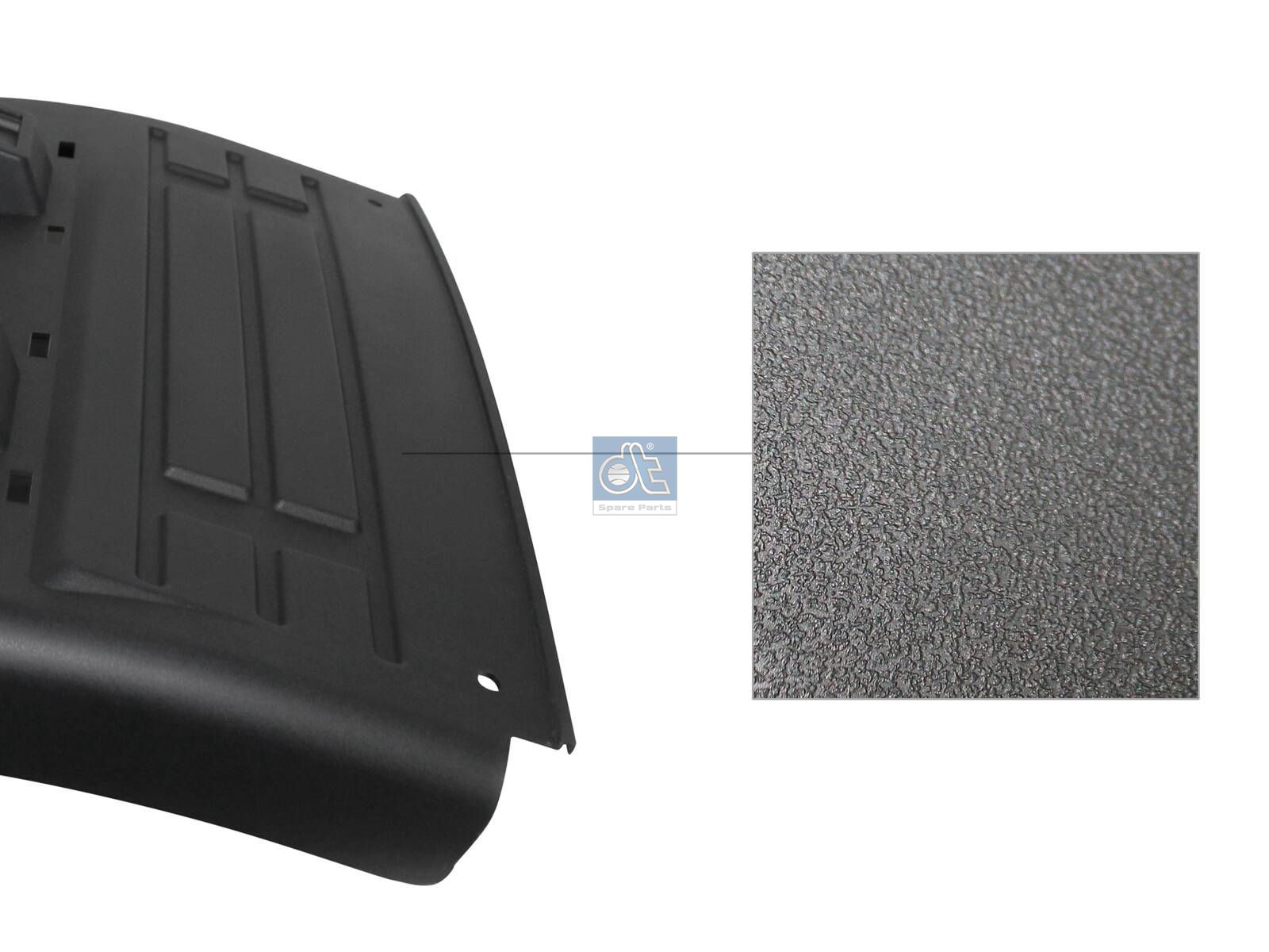 DT Spare Parts 7.00139 Fender, rear, left, grey