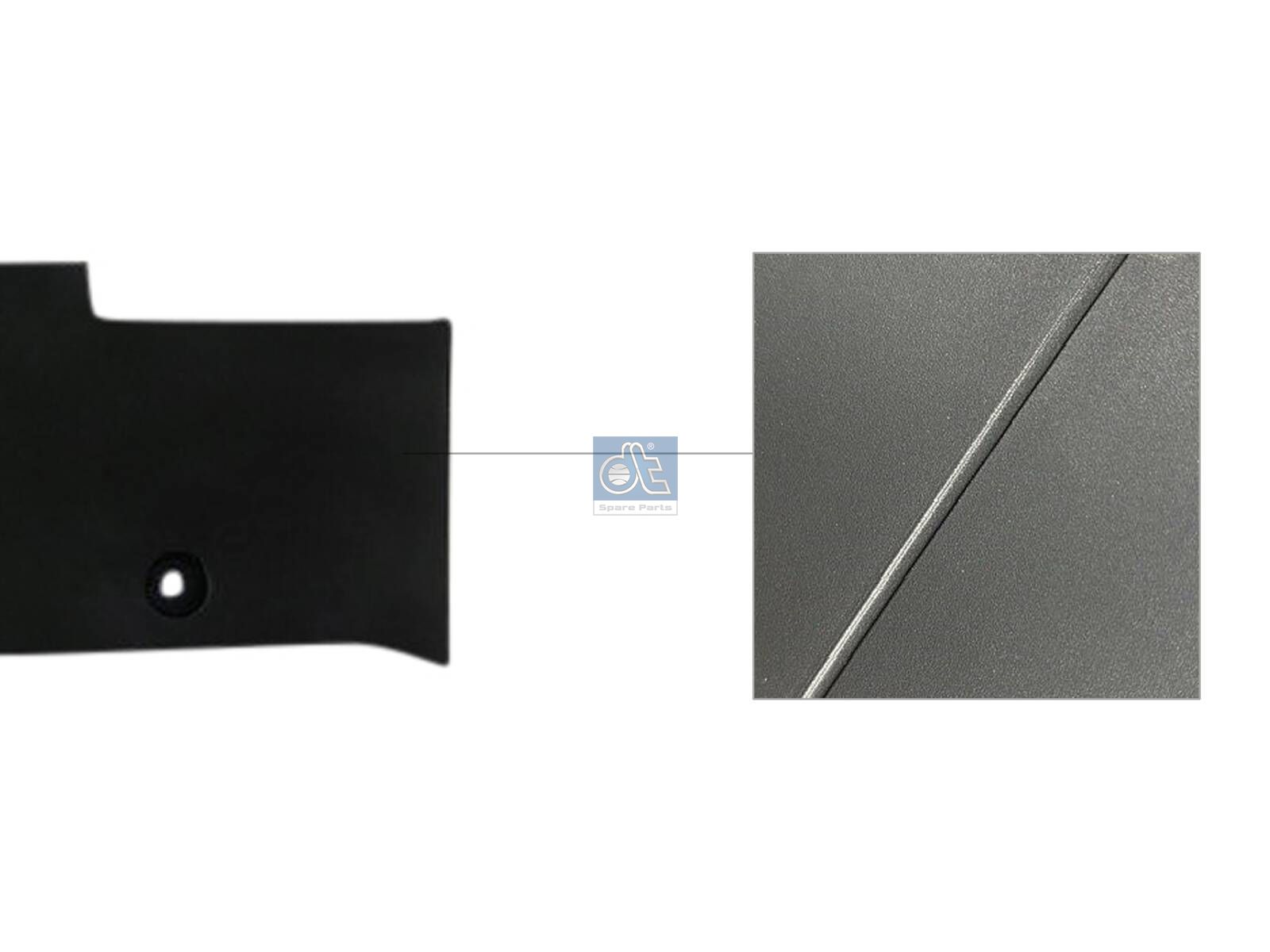 DT Spare Parts 7.00175 Cover, bumper, left