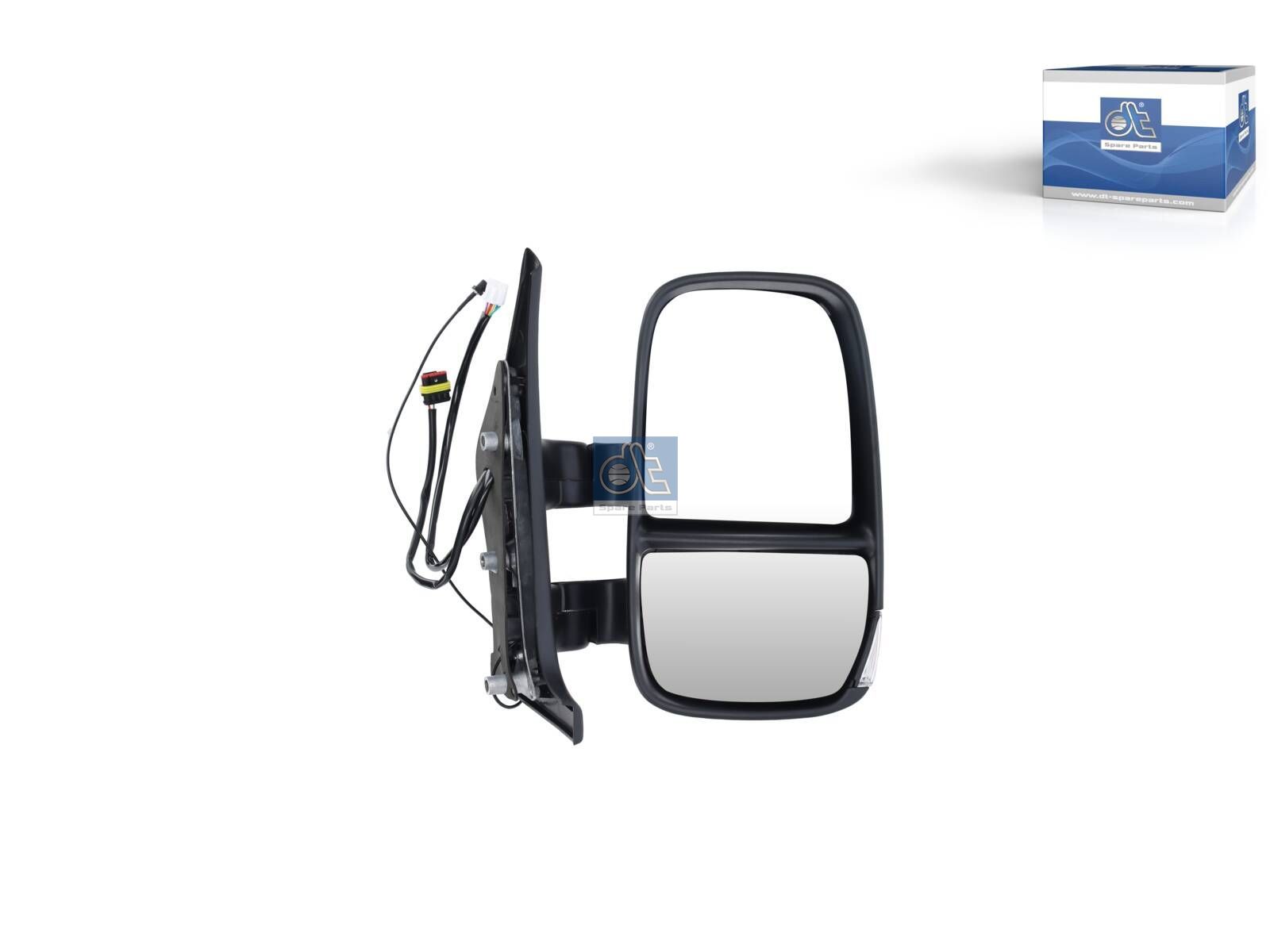DT Spare Parts 7.00195 Main mirror, complete, right, 12 V