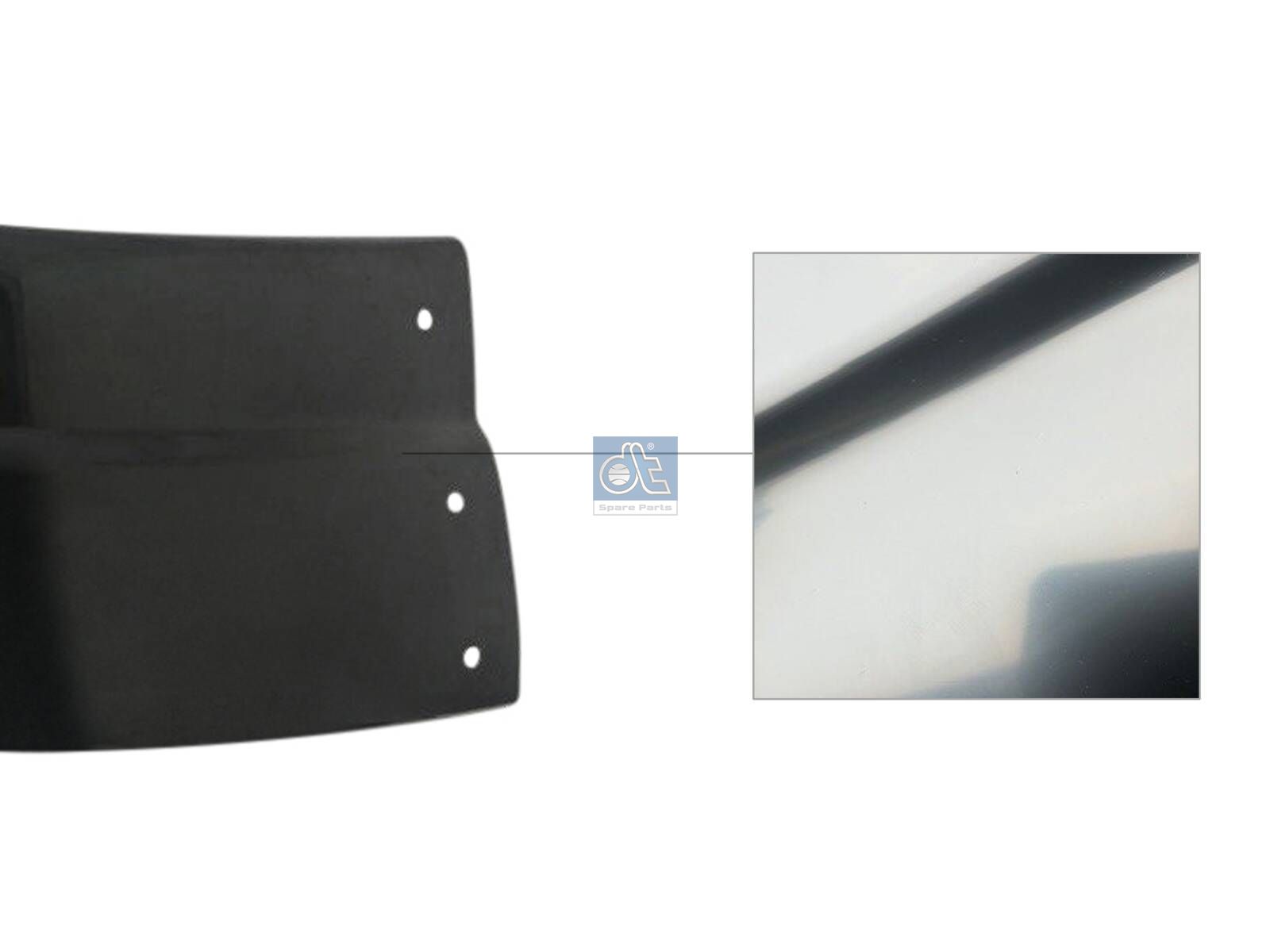 DT Spare Parts 7.00228 Sun visor, right