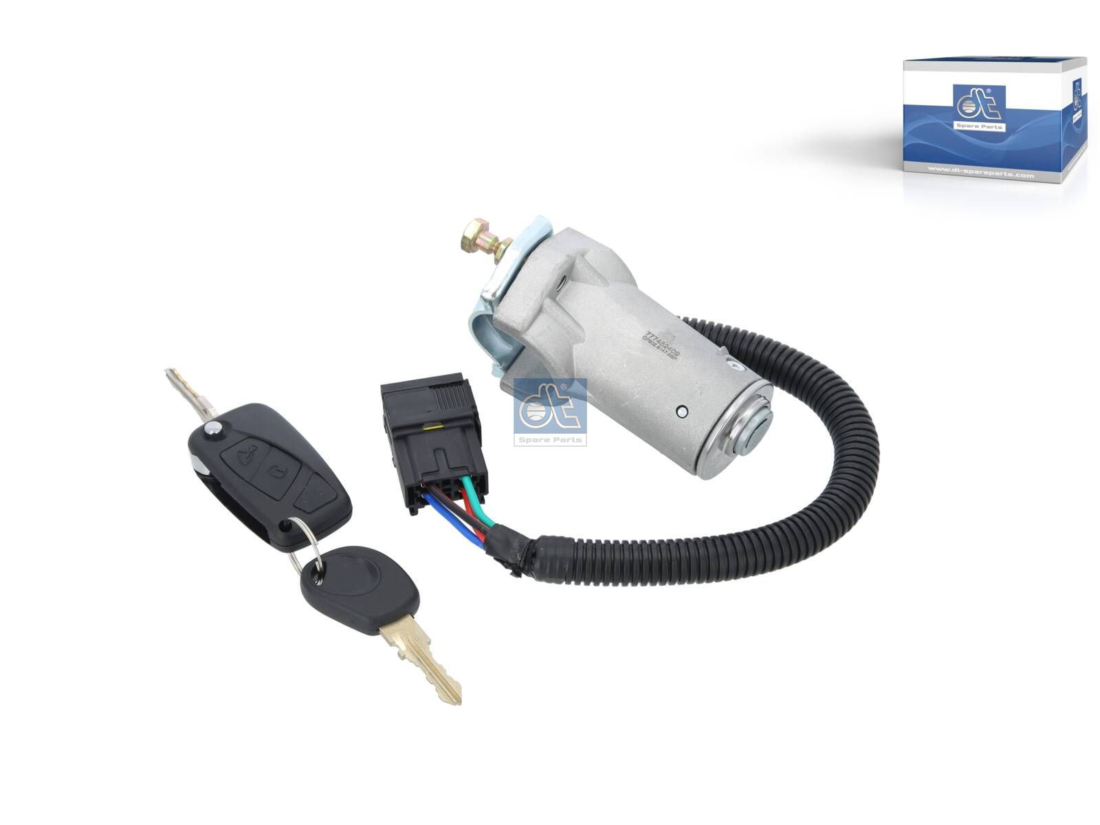 DT Spare Parts 7.00349SP Steering lock, without lock cylinder kit, with transponder