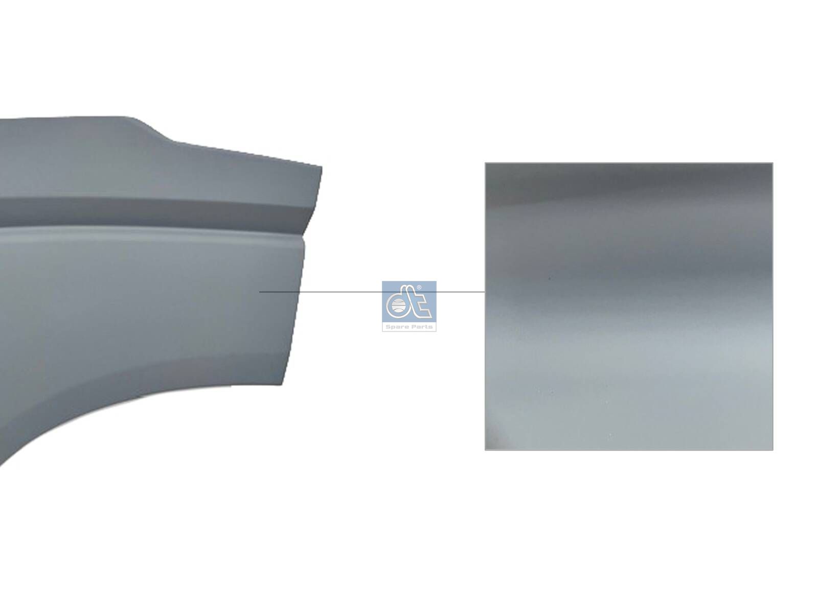 DT Spare Parts 7.00448 Door extension, left