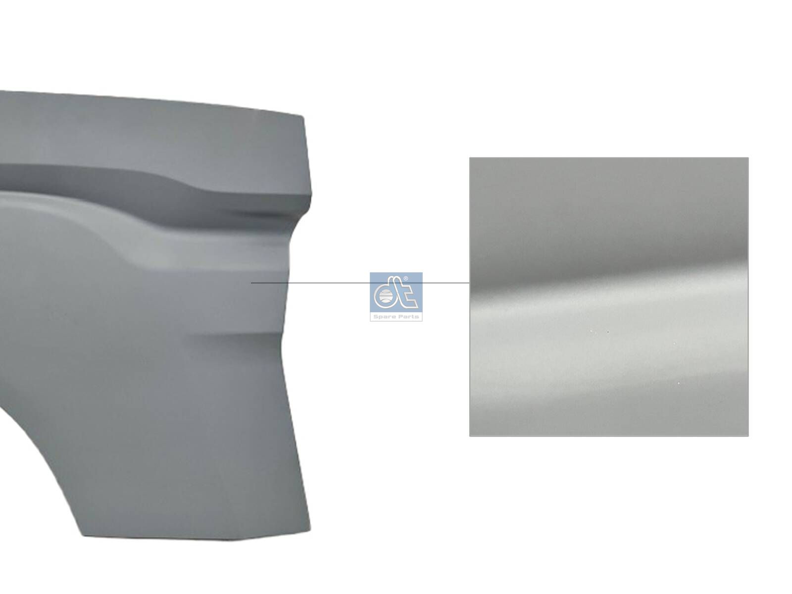 DT Spare Parts 7.00449 Door extension, right