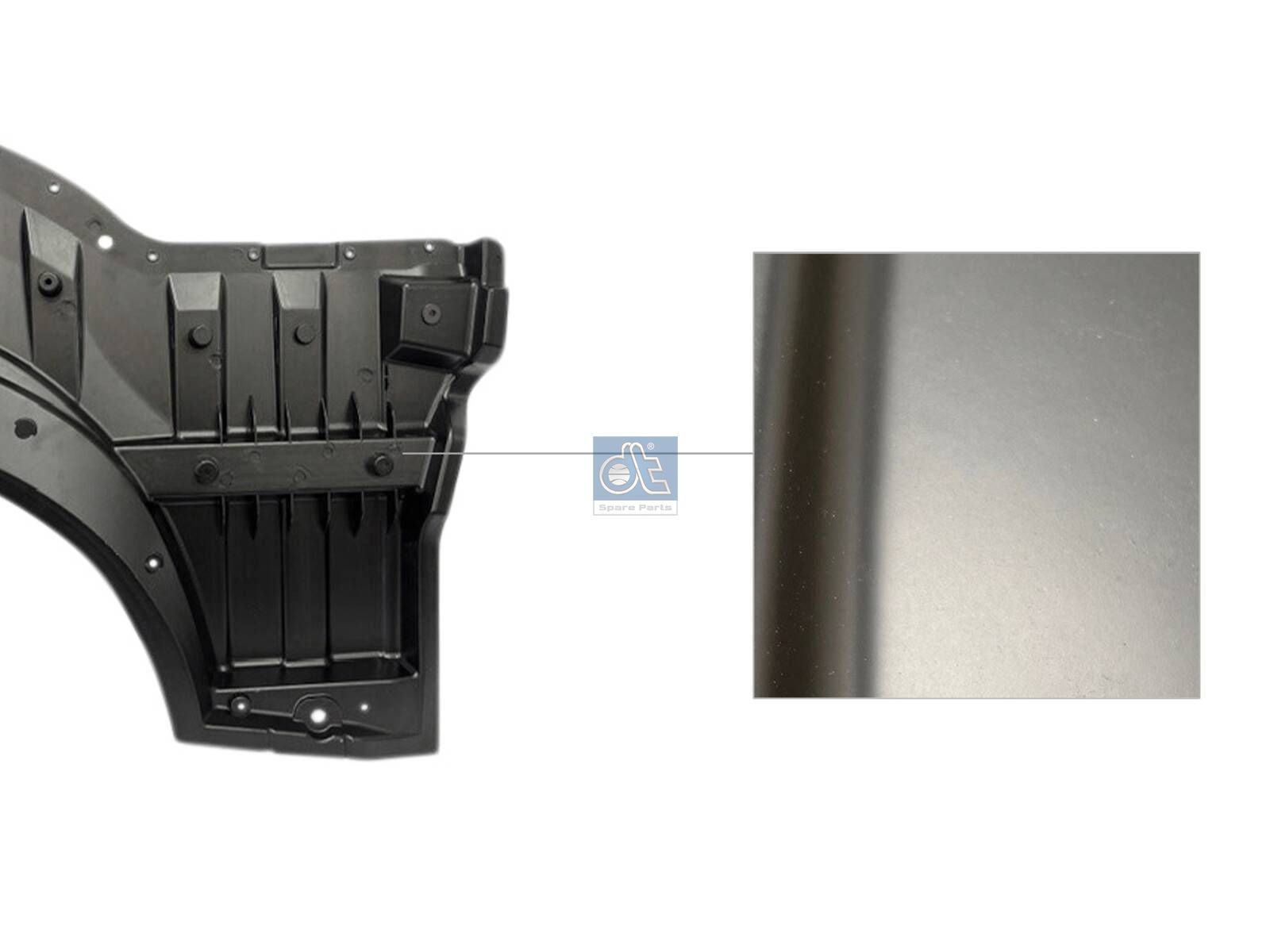 DT Spare Parts 7.00451 Door extension, right