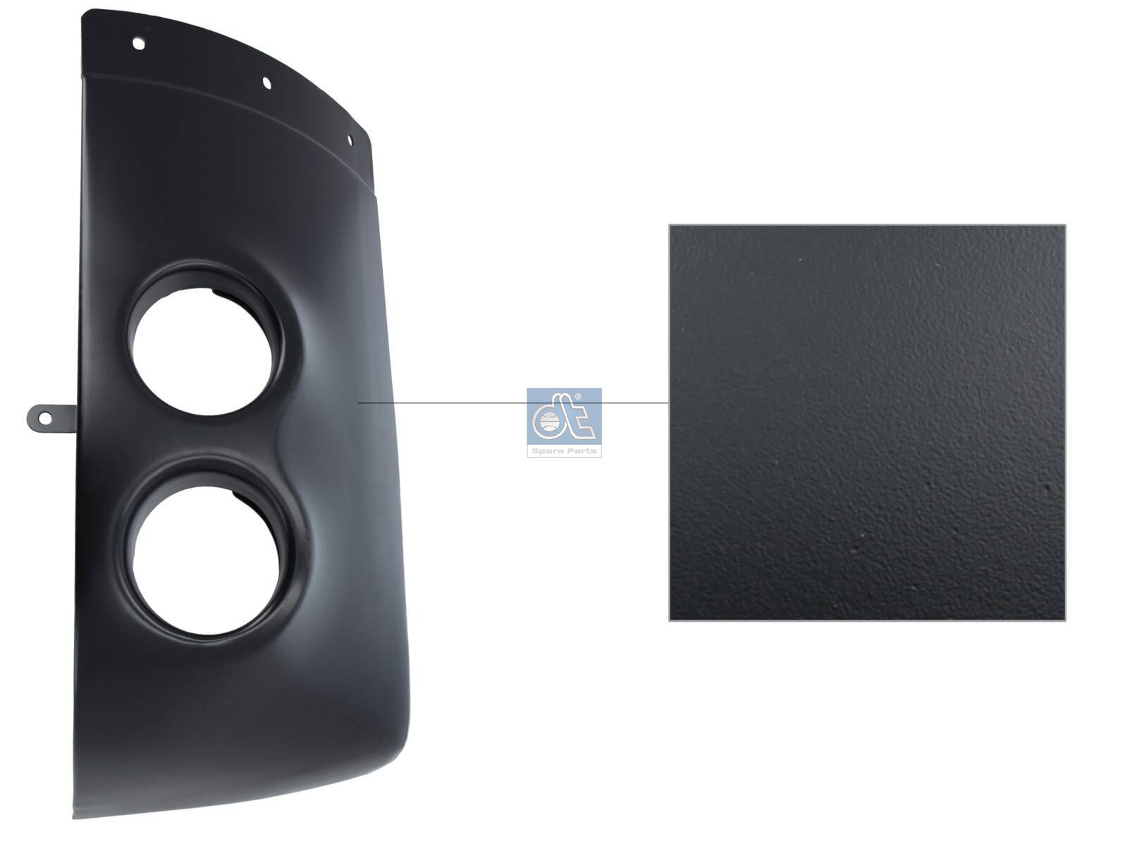 DT Spare Parts 7.00512 Bumper cover, right