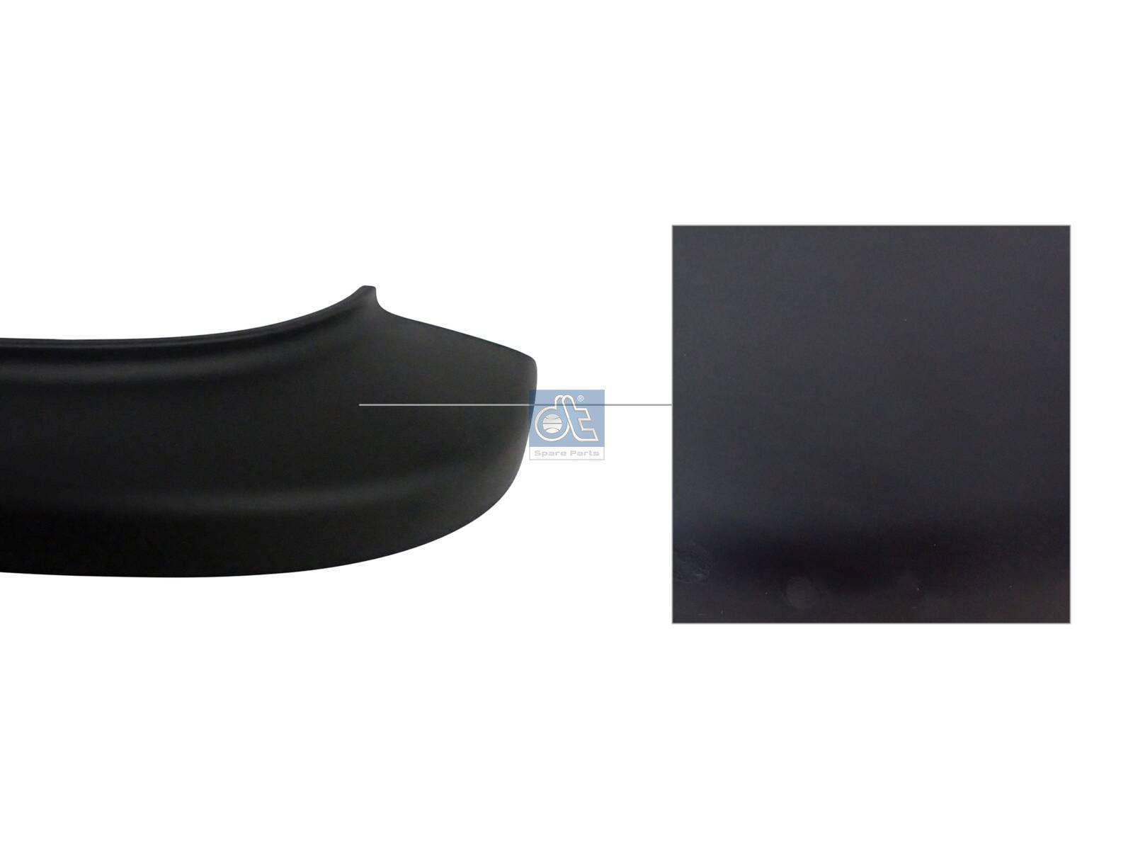 DT Spare Parts 7.00713 Bumper corner, right