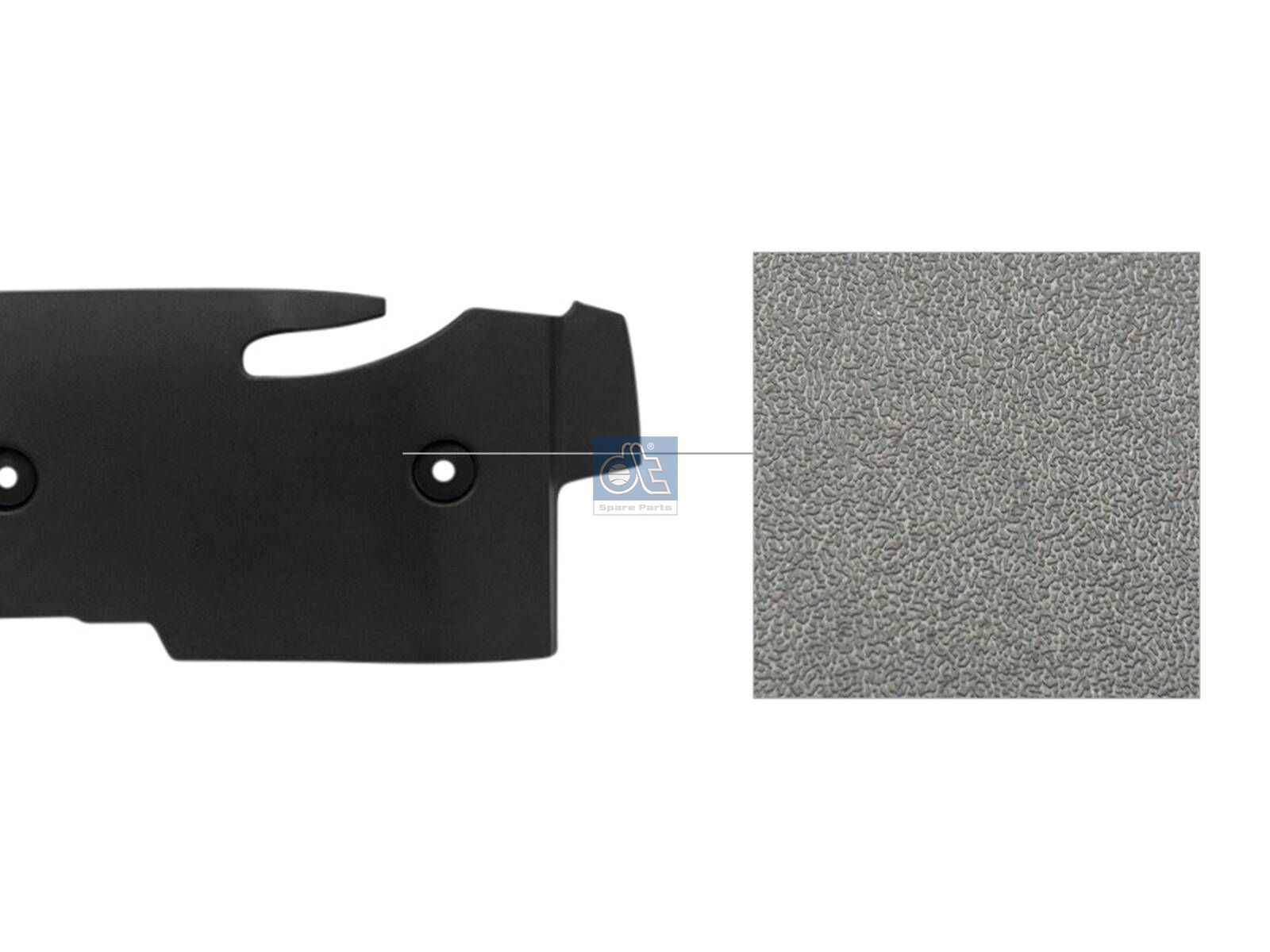 DT Spare Parts 7.00721 Bumper bracket, left