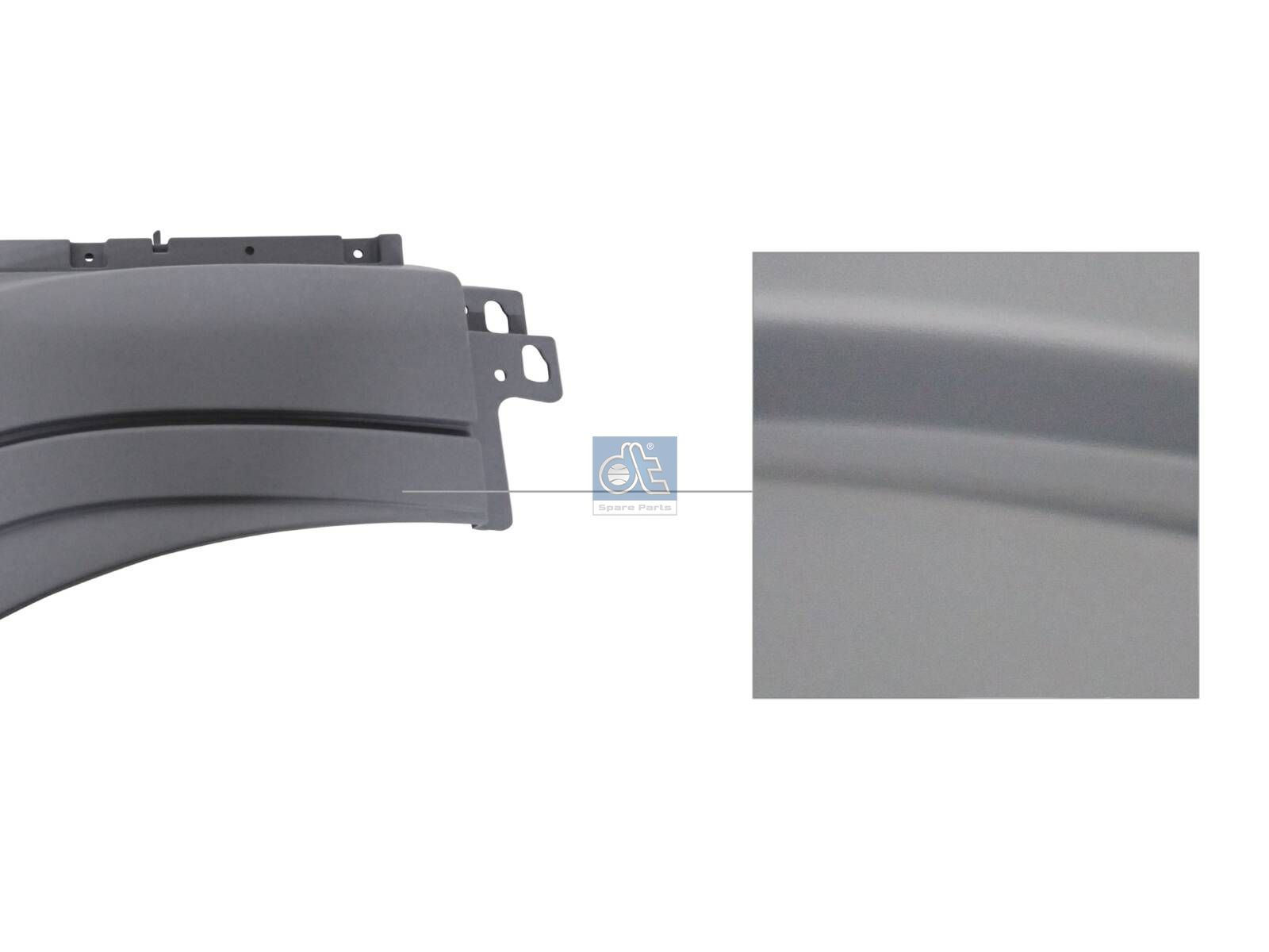 DT Spare Parts 7.00760 Fender extension, right