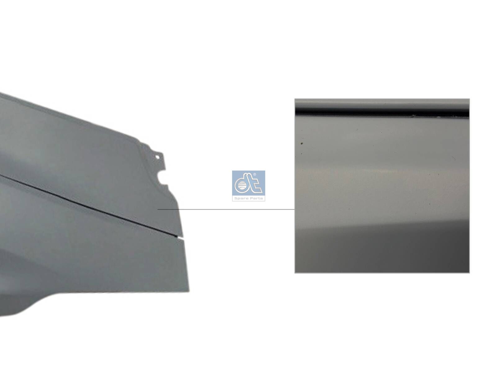 DT Spare Parts 7.10937 Bumper, front, right