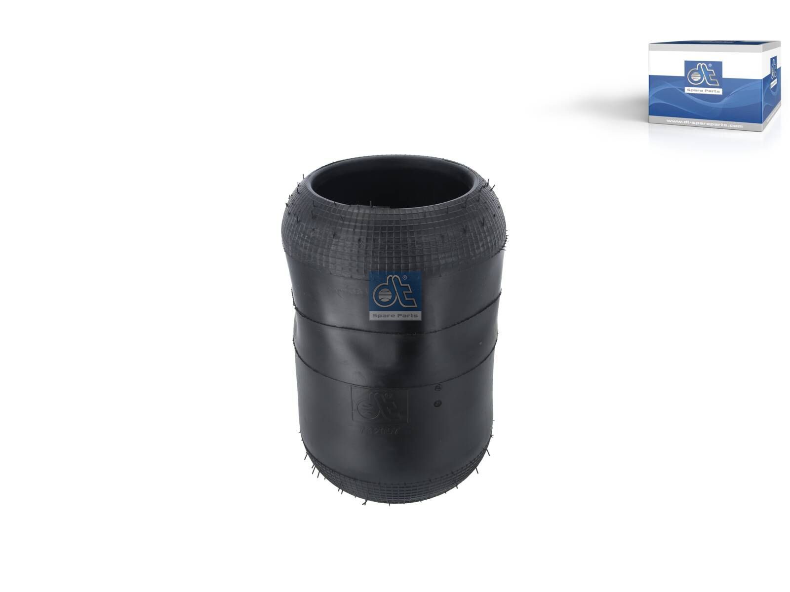 DT Spare Parts 7.12057 Air spring, without piston, d1: 130.8 mm, d2: 150.8 mm, D: 220 mm, L: 347 mm