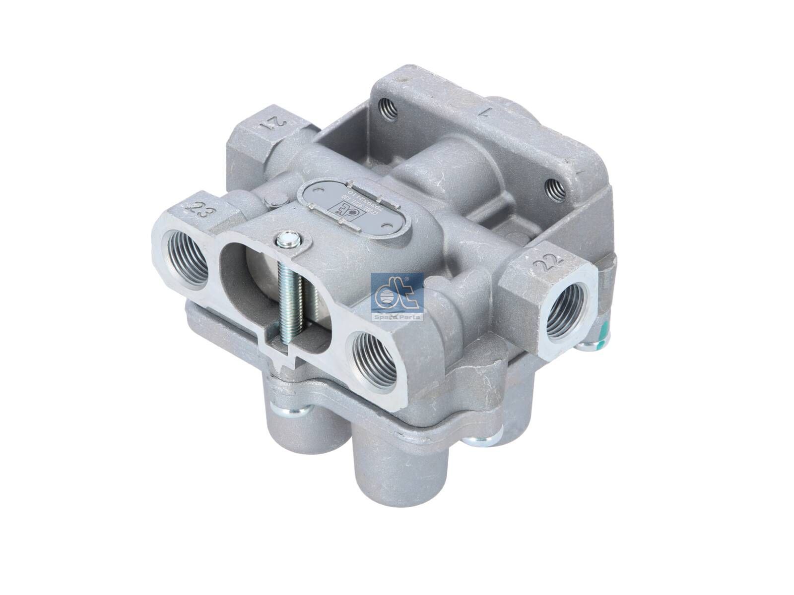 DT Spare Parts 7.16130 4-circuit-protection valve, M16 x 1,5, M22 x 1,5, max. 13 bar, Po21: 7.5 bar, Po22: 7.5 bar, Po23: 8 bar, Po24: 8 bar, Pc21: 6.5 bar, Pc22: 6.5 bar, Pc23: 6.5 bar, Pc24: 6.5 bar