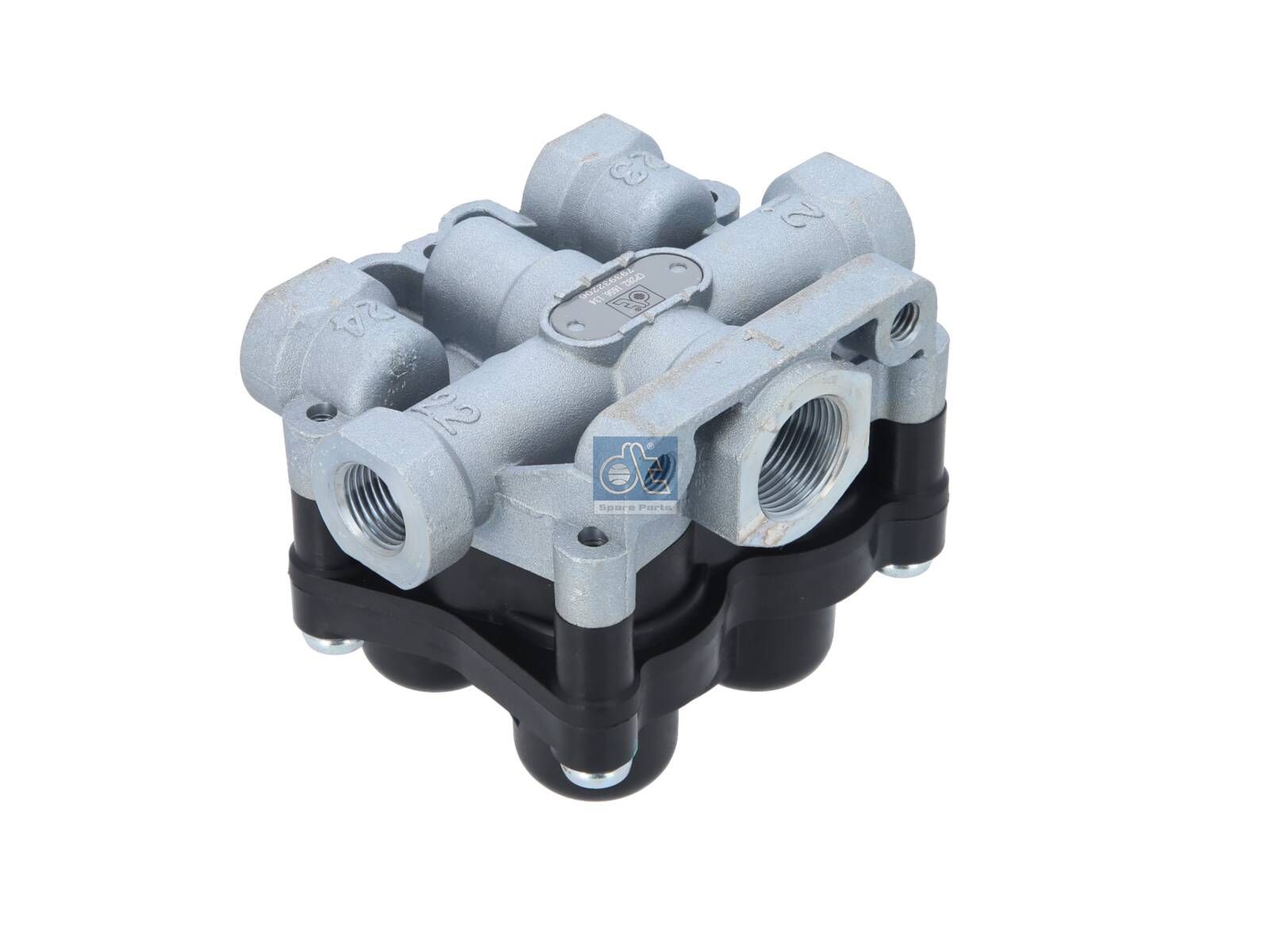 DT Spare Parts 7.16134 4-circuit-protection valve, M16 x 1,5, M22 x 1,5, max. 13 bar, Po21: 7.5 bar, Po22: 7.5 bar, Po23: 7.5 bar, Po24: 7.5 bar, Pc21: 6 bar, Pc22: 6 bar, Pc23: 6 bar, Pc24: 6 bar