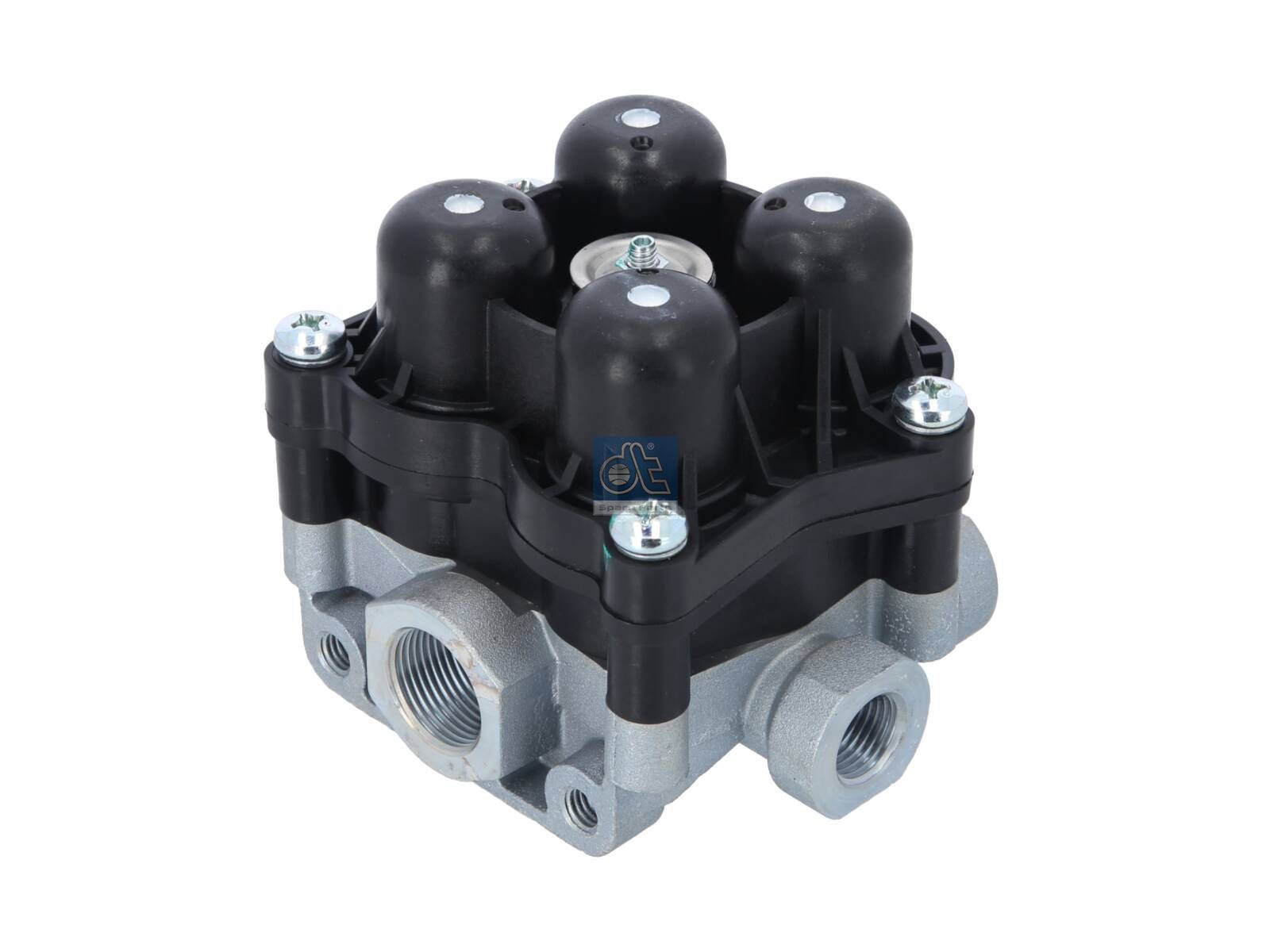 DT Spare Parts 7.16134 4-circuit-protection valve, M16 x 1,5, M22 x 1,5, max. 13 bar, Po21: 7.5 bar, Po22: 7.5 bar, Po23: 7.5 bar, Po24: 7.5 bar, Pc21: 6 bar, Pc22: 6 bar, Pc23: 6 bar, Pc24: 6 bar