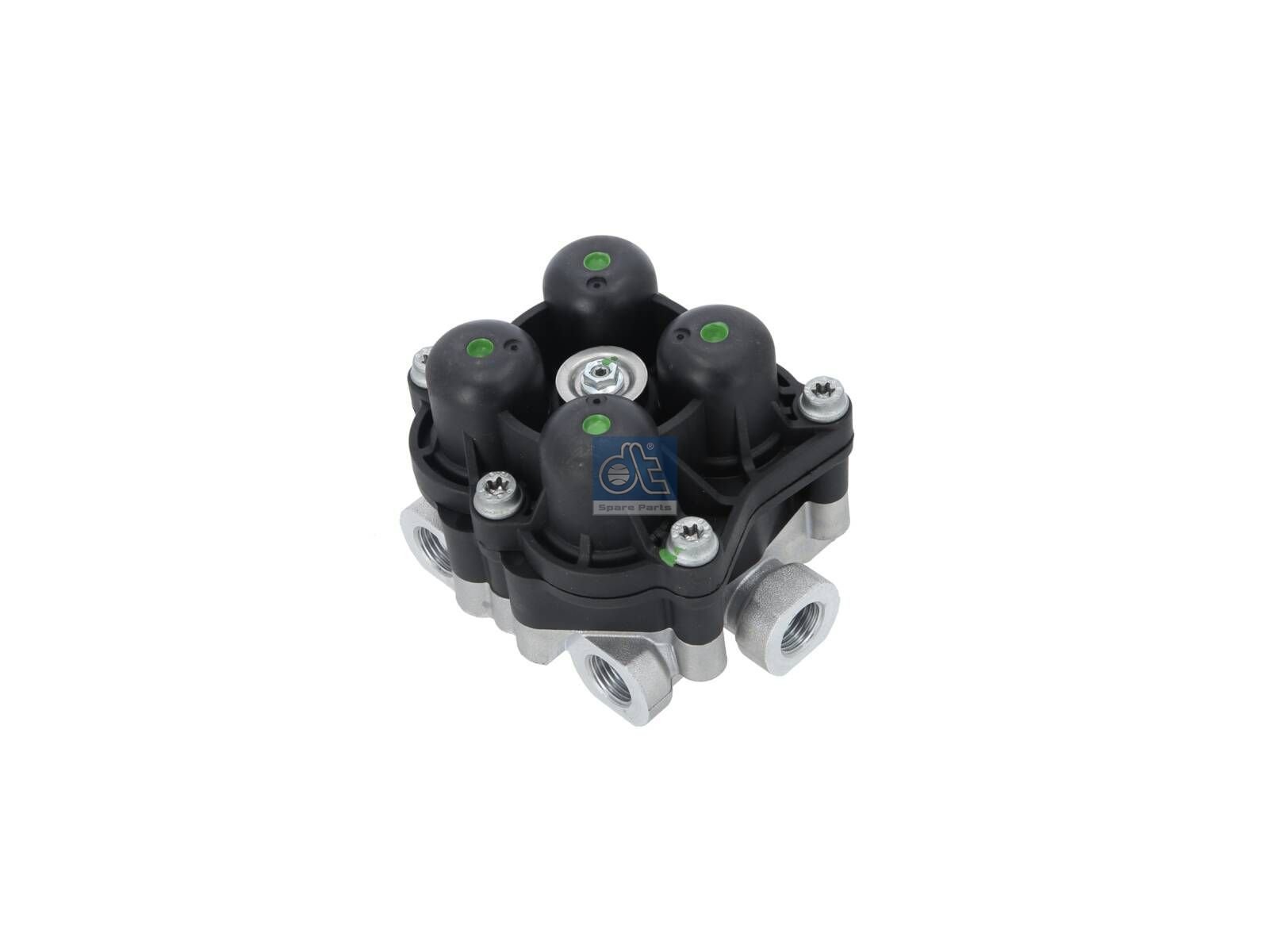 DT Spare Parts 7.16186 4-circuit-protection valve, M16 x 1,5, M22 x 1,5, max. 13 bar, Po21: 7 bar, Po22: 7 bar, Po23: 7 bar, Po24: 7 bar, Pc21: 5 bar, Pc22: 5 bar, Pc23: 5 bar, Pc24: 5 bar