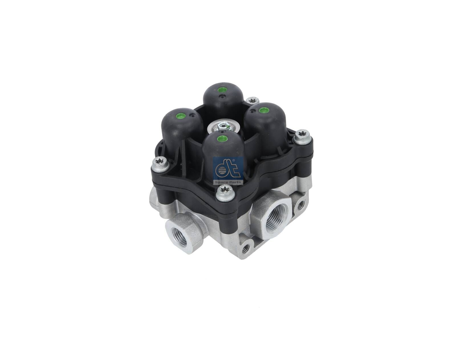 DT Spare Parts 7.16186 4-circuit-protection valve, M16 x 1,5, M22 x 1,5, max. 13 bar, Po21: 7 bar, Po22: 7 bar, Po23: 7 bar, Po24: 7 bar, Pc21: 5 bar, Pc22: 5 bar, Pc23: 5 bar, Pc24: 5 bar