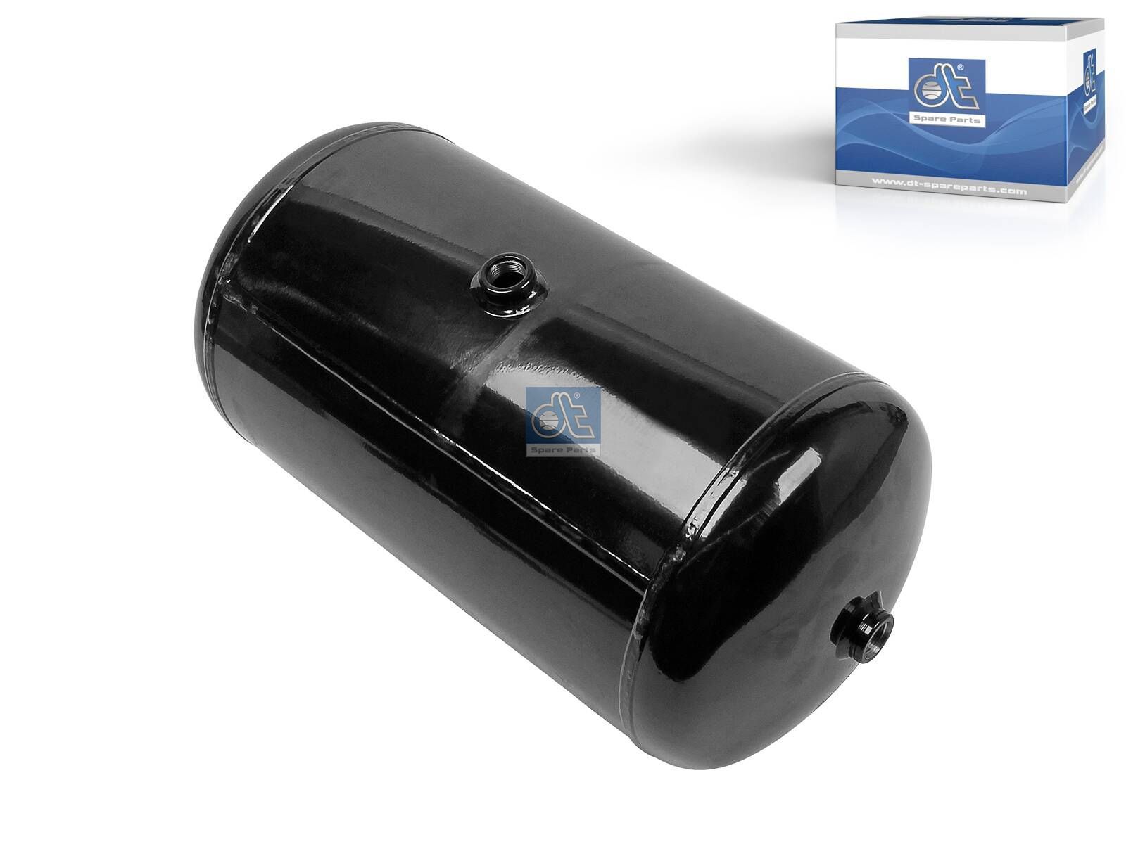 DT Spare Parts 7.16620 Air tank, 20 l, D: 246 mm, M22 x 1,5, L: 498.5 mm, 15.5 bar, Tmin: -50 °C, Tmax: 100 °C