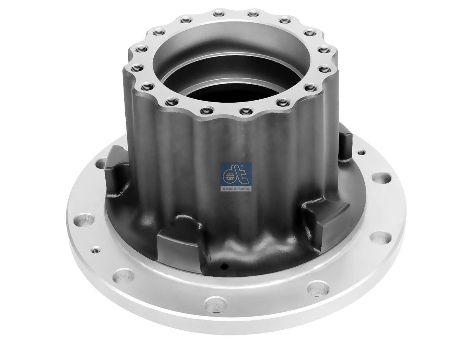 DT Spare Parts 7.32000 Wheel hub, without bearings, d1: 150 mm, d2: 190 mm, D: 374 mm, 10 bores, b: 22 mm, H: 280 mm