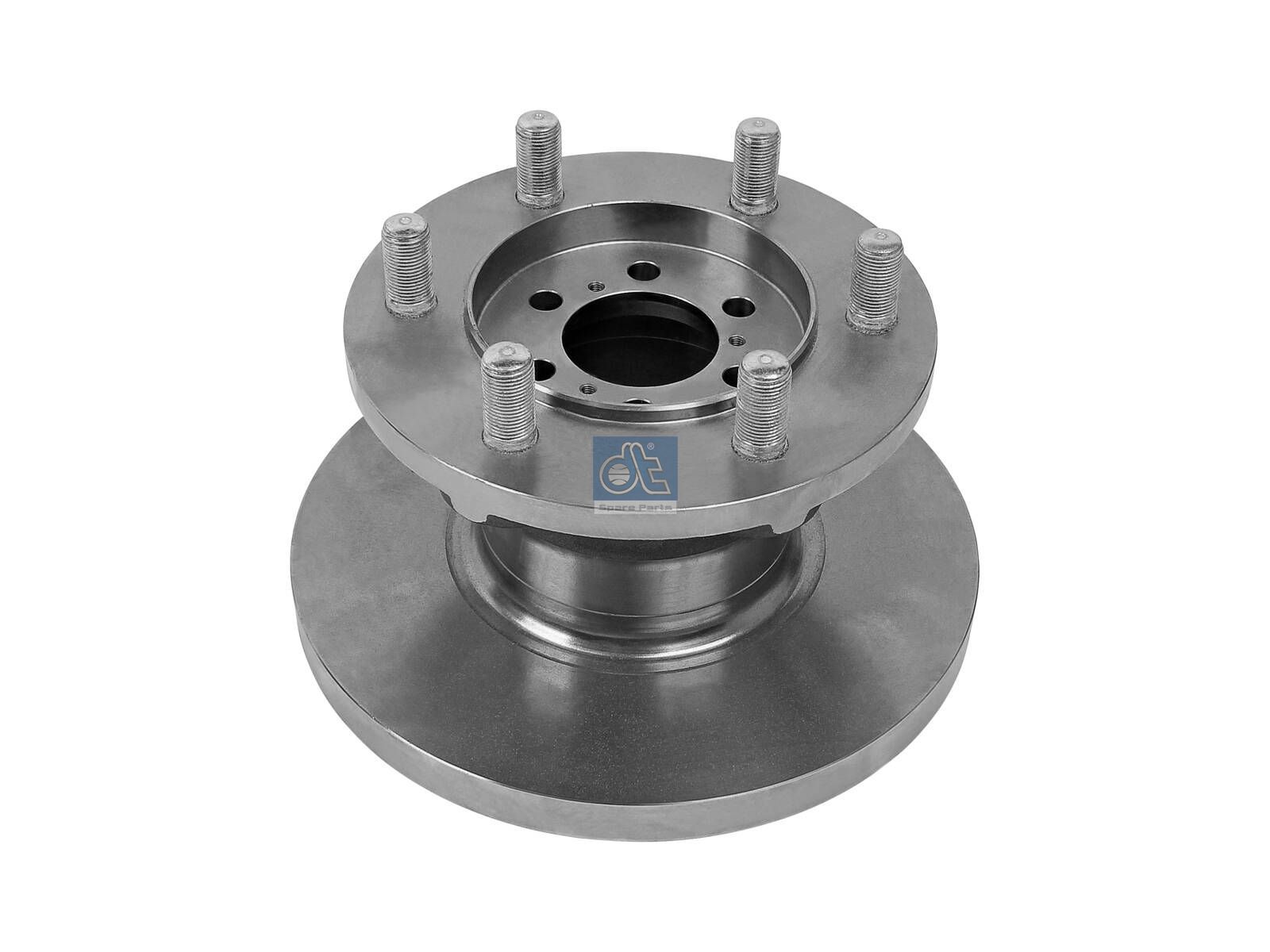 DT Spare Parts 7.36080 Brake disc, D: 280 mm, 6 bores, b: 12.5 mm, P: 170 mm, M18 x 1,5, d: 58 mm, H: 136 mm, S: 22 mm, s: 19 mm
