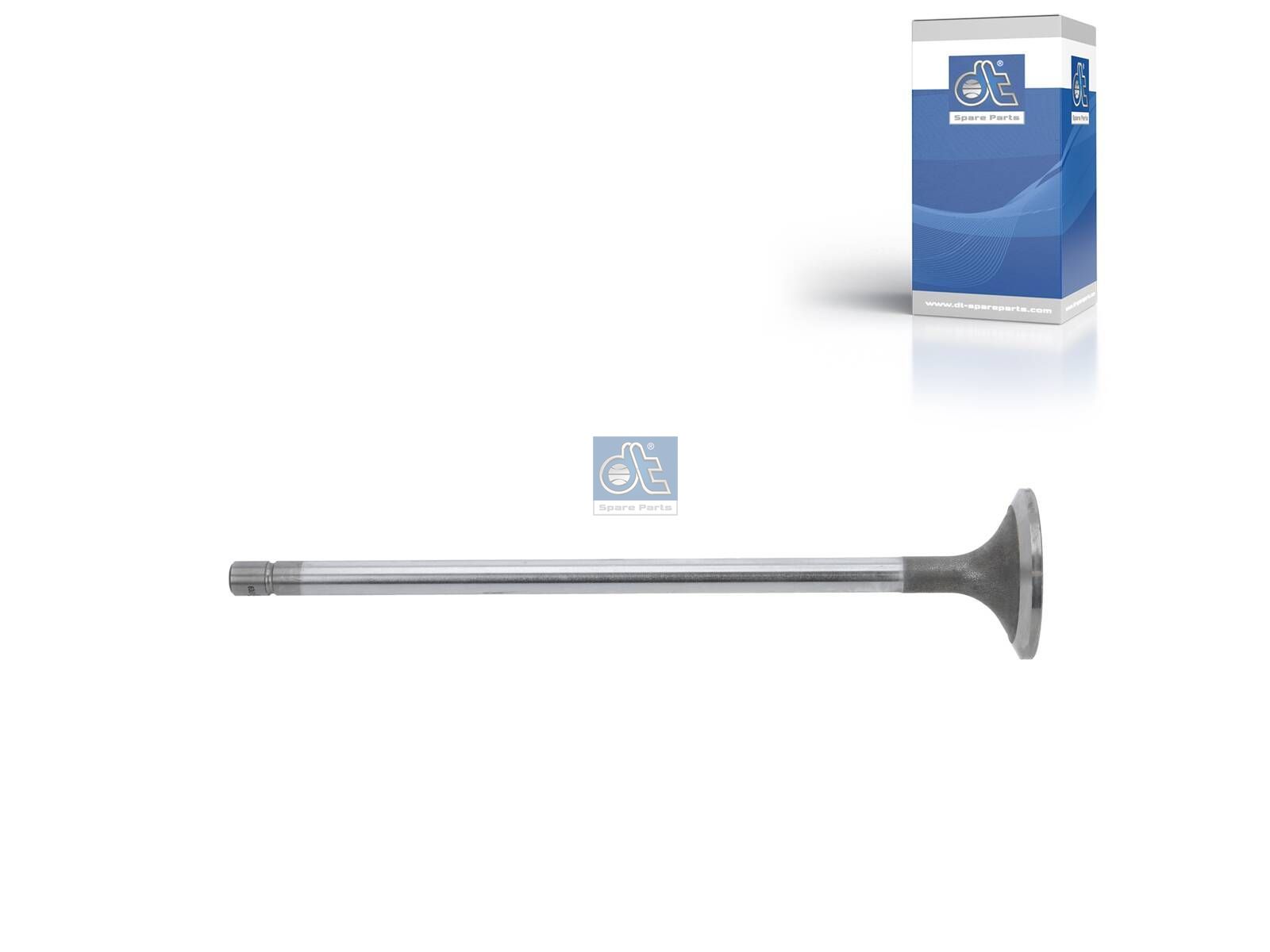 DT Spare Parts 7.51201 Intake valve, D1: 9 mm, D2: 43 mm, L: 202.9 mm, α: 30 °