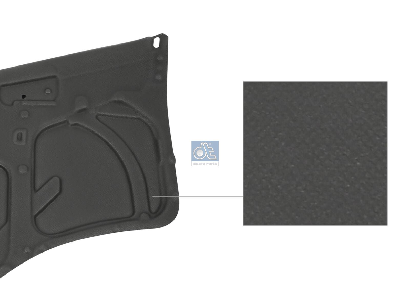 DT Spare Parts 7.70501 Door trim, right