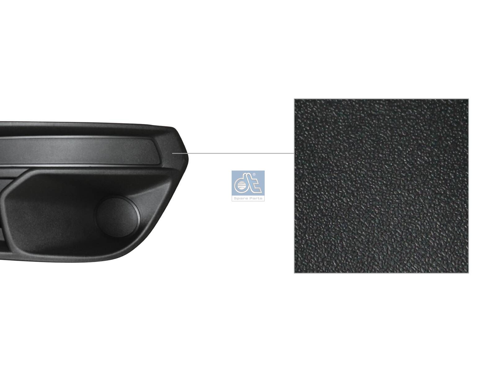 DT Spare Parts 7.71109 Cover, Bumper, front, left