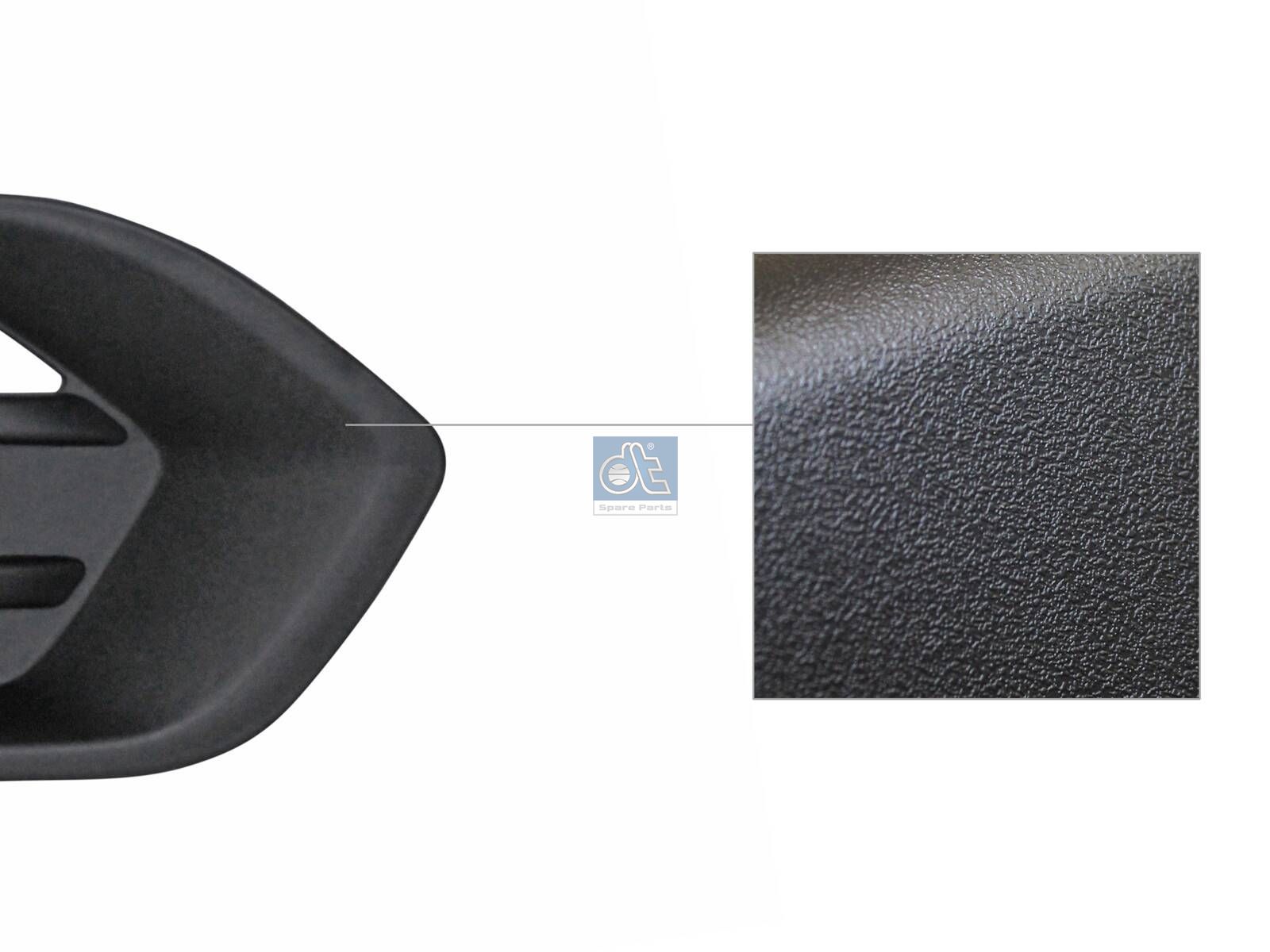 DT Spare Parts 7.71851 Cover moulding, front, right