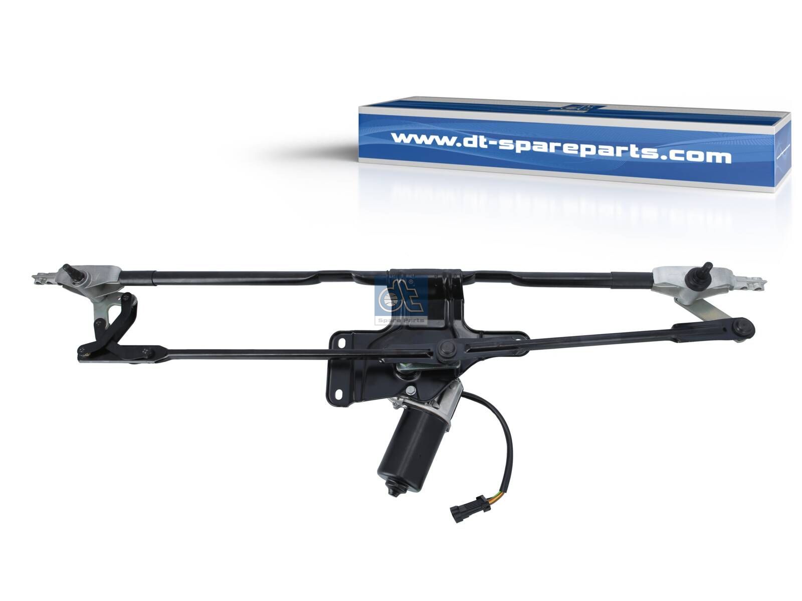 DT Spare Parts 7.79161 Wiper linkage, with motor