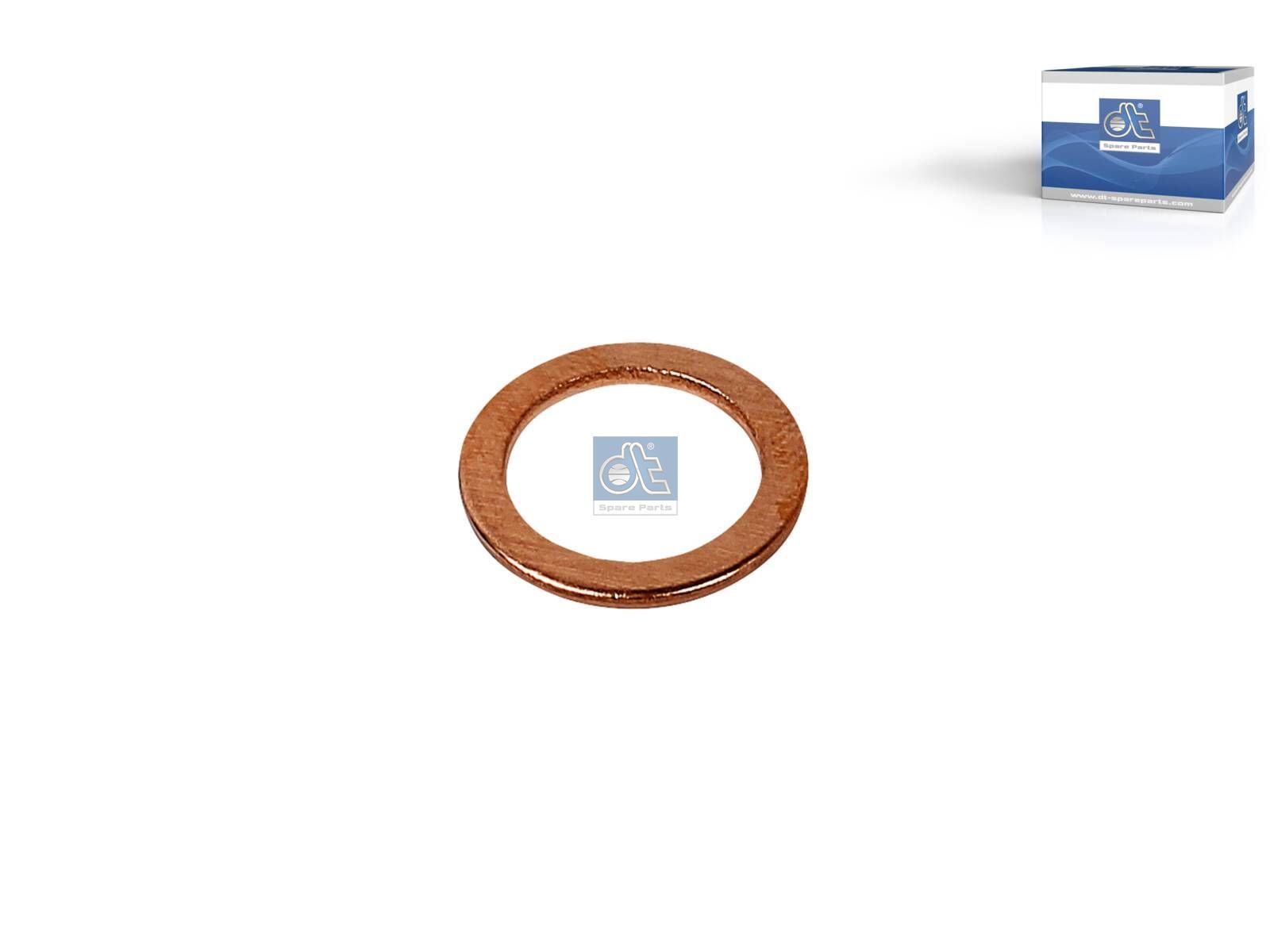 DT Spare Parts 9.01028 Copper washer, d: 14 mm, D: 20 mm, S: 1.5 mm