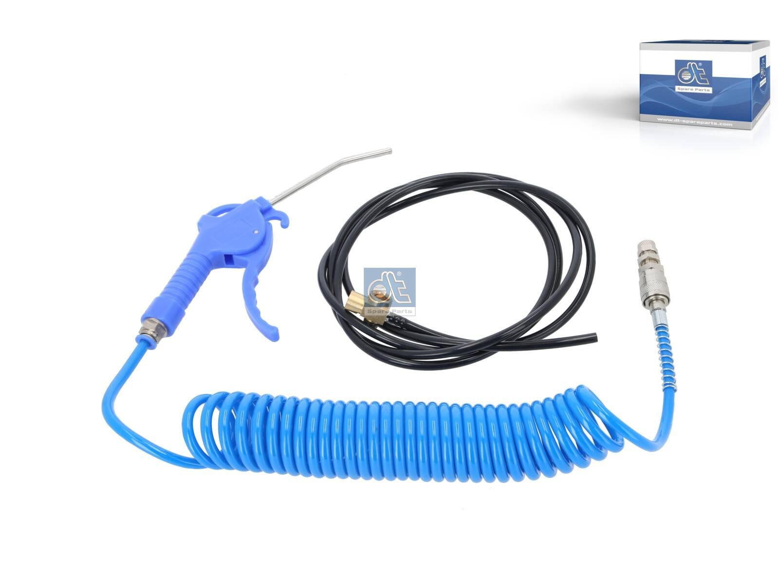 DT Spare Parts 9.61054 Compressed air spray gun, M10 x 1, L: 4 m, DIN 74324