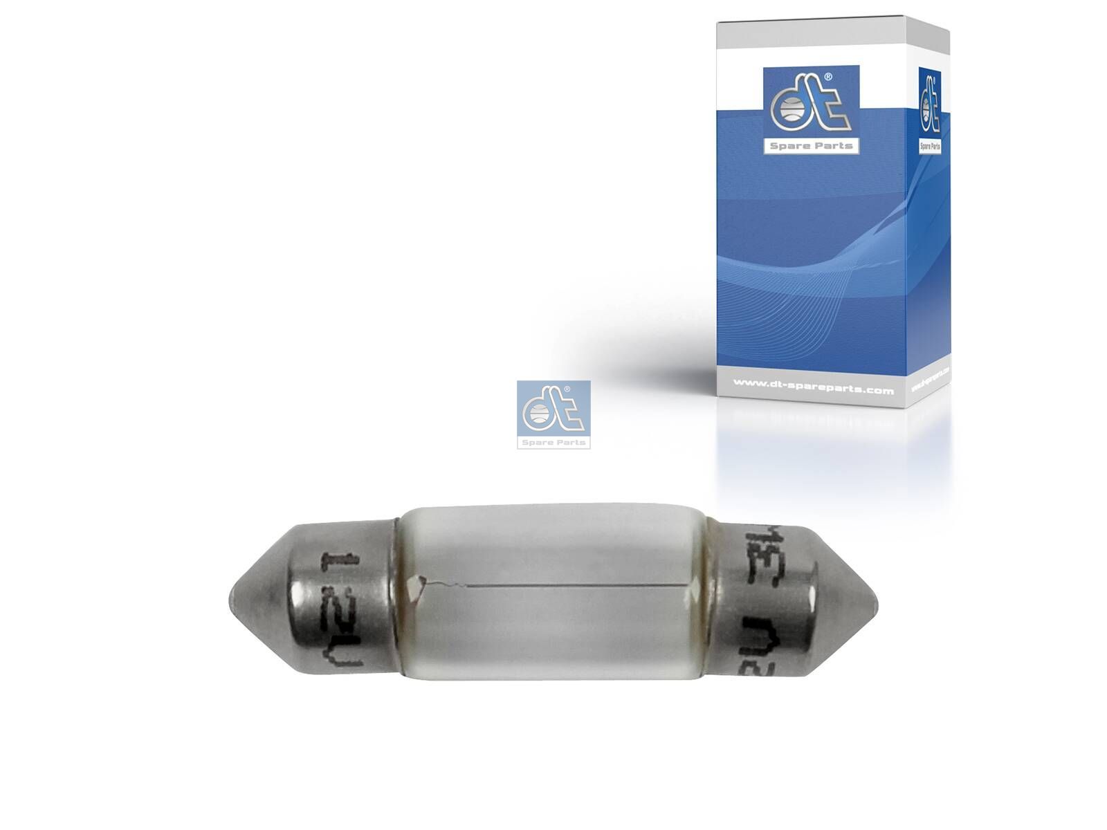DT Spare Parts 9.78115 Bulb, 12 V, 3 W, L: 28 mm