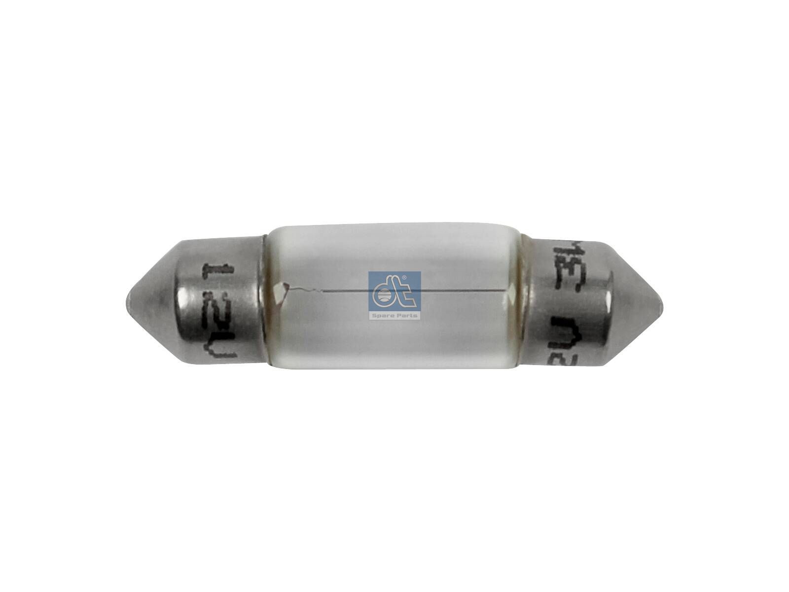 DT Spare Parts 9.78115 Bulb, 12 V, 3 W, L: 28 mm