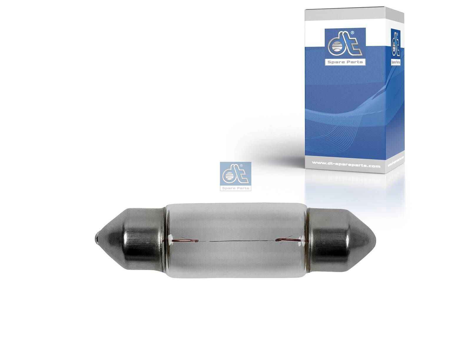 DT Spare Parts 9.78129 Bulb, 12 V, 5 W, L: 39 mm