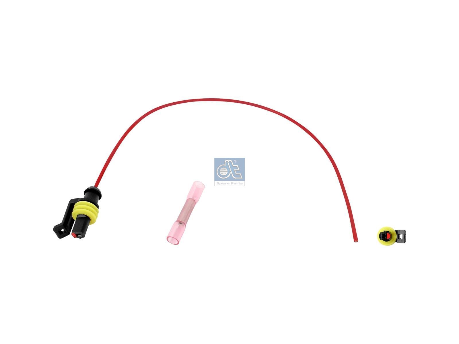 DT Spare Parts 9.79204 Repair kit, plug, L: 250 mm, female, 0,75 qmm, 1 poles