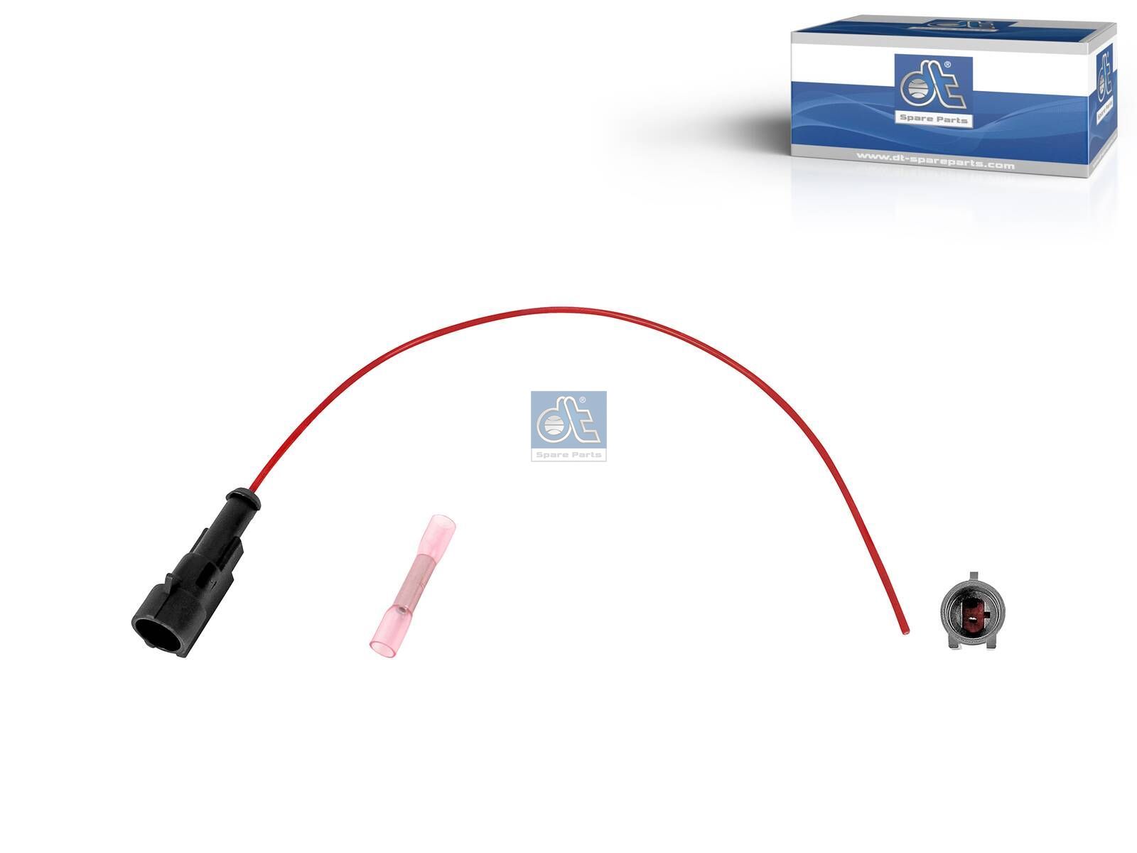 DT Spare Parts 9.79205 Repair kit, plug, L: 250 mm, male, 0,75 qmm, 1 poles