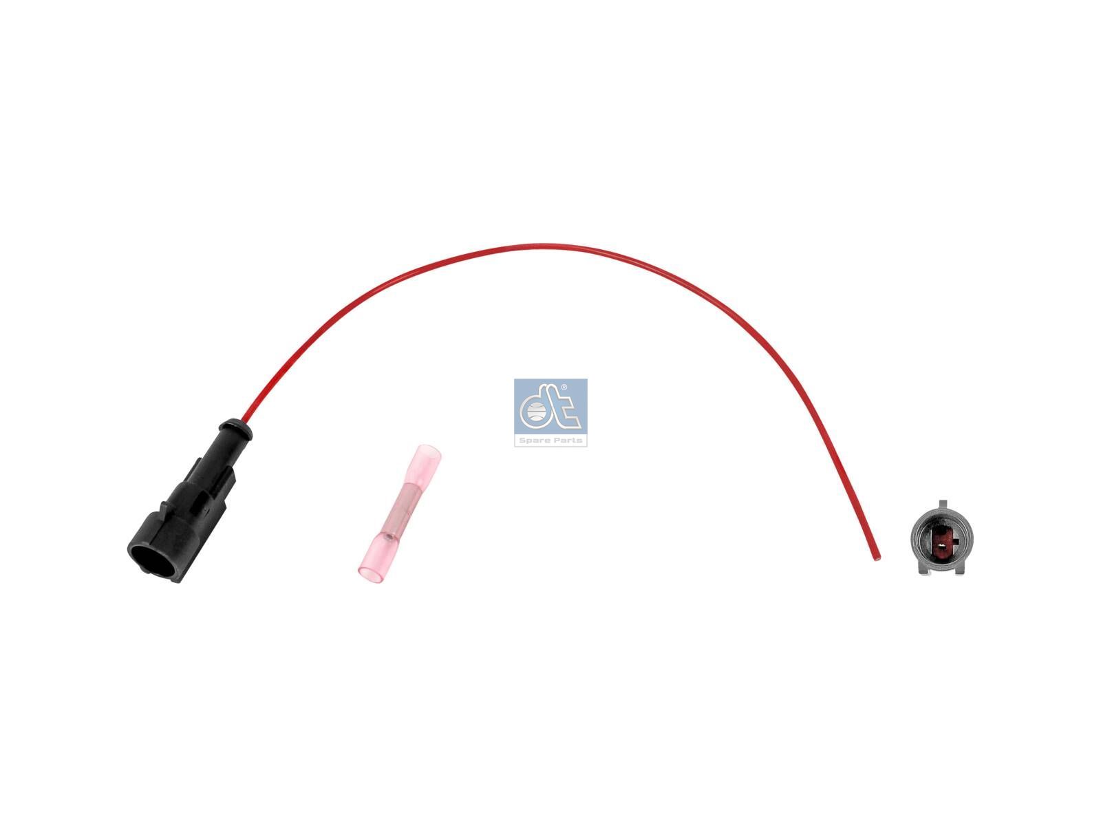 DT Spare Parts 9.79205 Repair kit, plug, L: 250 mm, male, 0,75 qmm, 1 poles