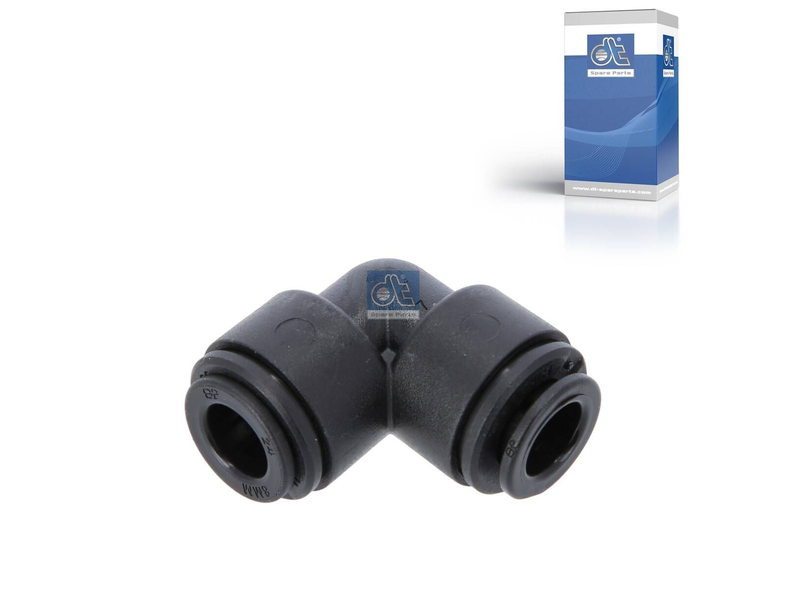 DT Spare Parts 9.85838 Elbow connector, plastic, D: 8 mm
