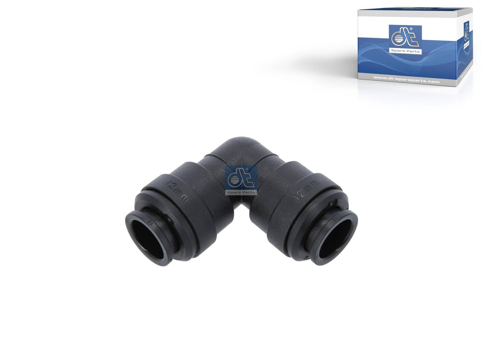 DT Spare Parts 9.85842 Elbow connector, plastic, D: 12 mm
