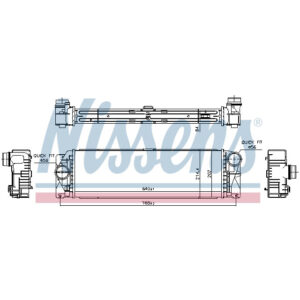 NISSENS INTERCOOLER TO SUIT MERCEDES